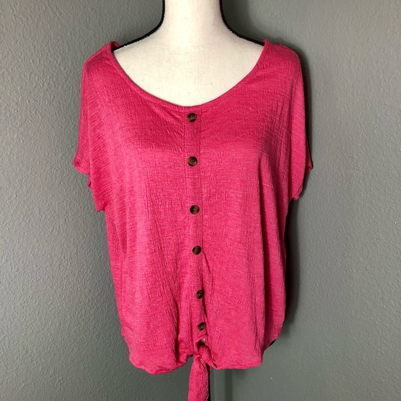 Cable & Gauge Pink Top - Picture 2 of 5